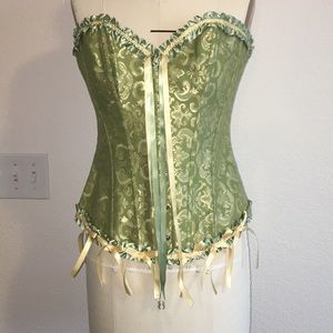 Satin Corset NWOT